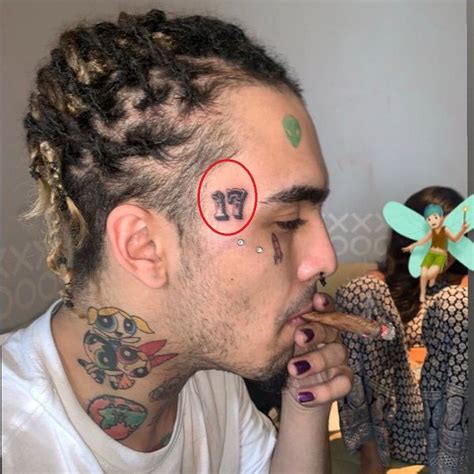 Lil Pump neck tattoo